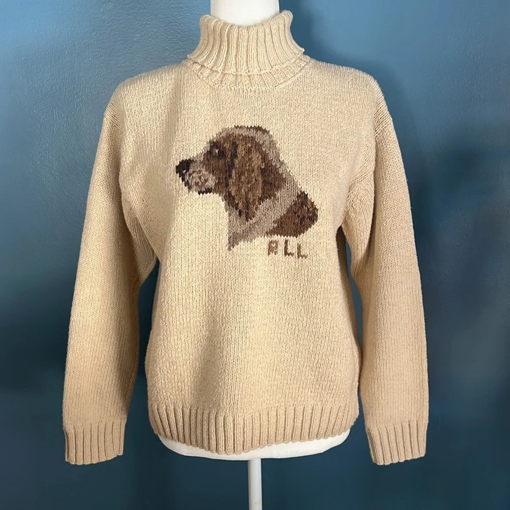 Ralph Lauren Vintage Sweater Sz MP - Picture 1 of 11